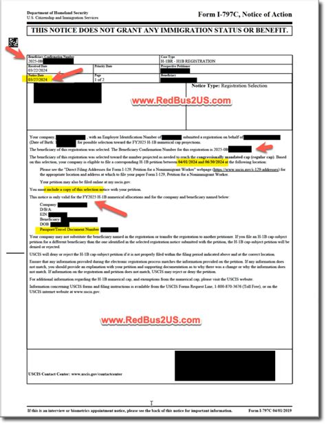 h1b results 2025|Notice of FY 2025 H.